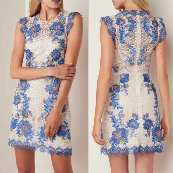 Karen Millen Dresses & Skirts - Floral Lace Mini Dress